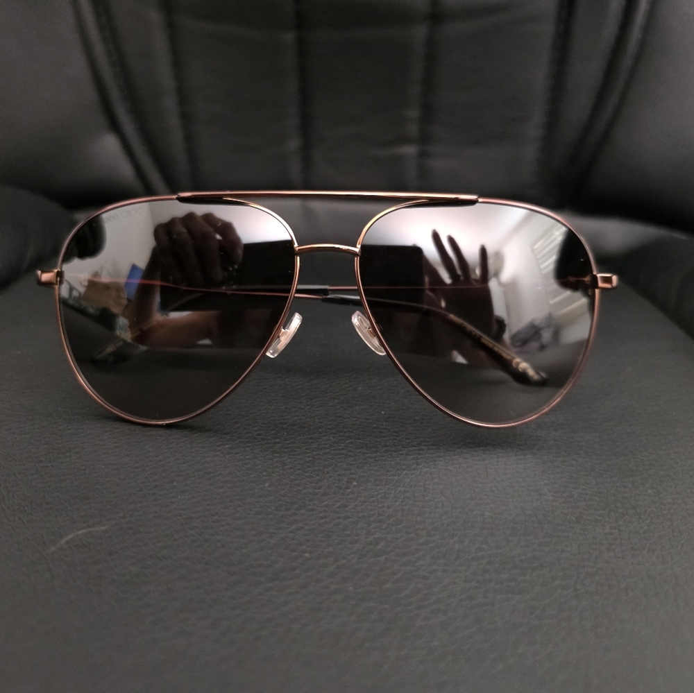 JIMMY CHOO Women's Olly 60Mm Sunglasses Women's BRONZ (NWOT) - Picture 5 of 13